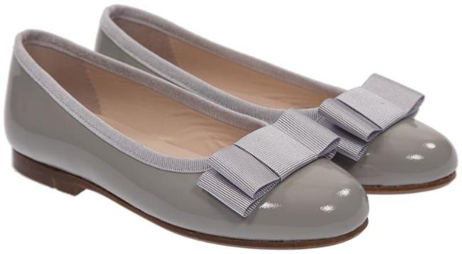 Picture of Panache Ballerina Bow Pump - Ice Grey