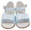 Picture of Panache Bunty Big Bow Toddler Girls Sandal - Celeste Blue