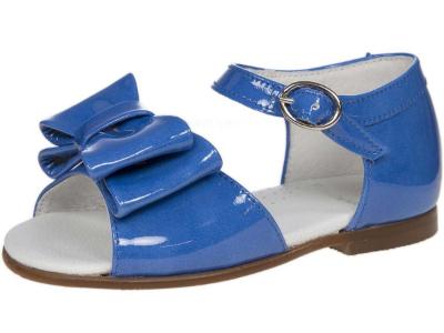 Picture of Panache Bunty Big Bow Girls Sandal -New Mar Blue