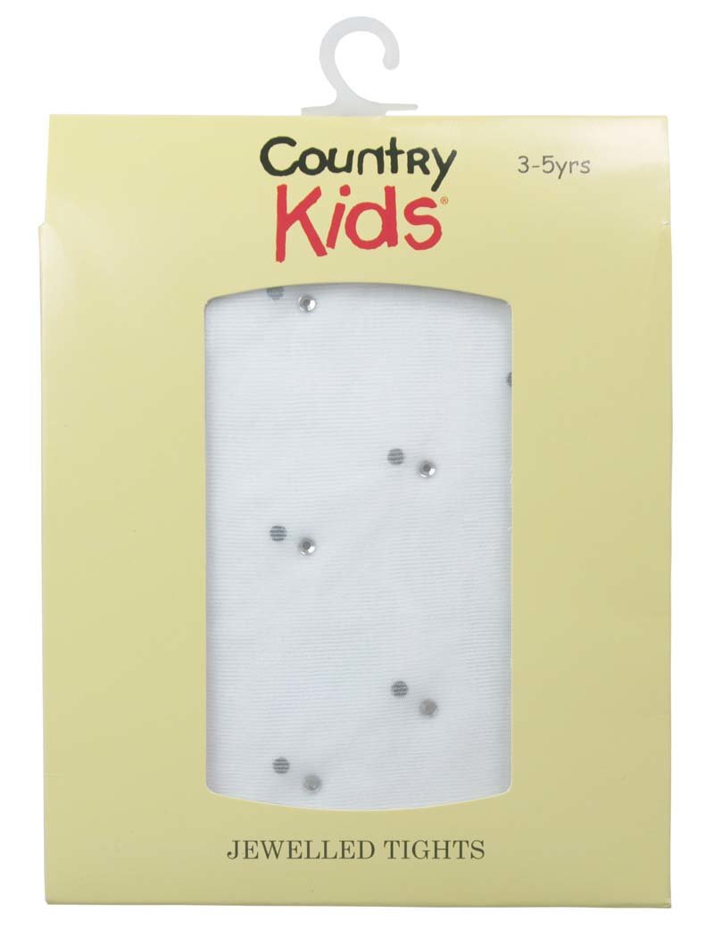 Country Kids Sheer Tights (White, Ivory or Tan)