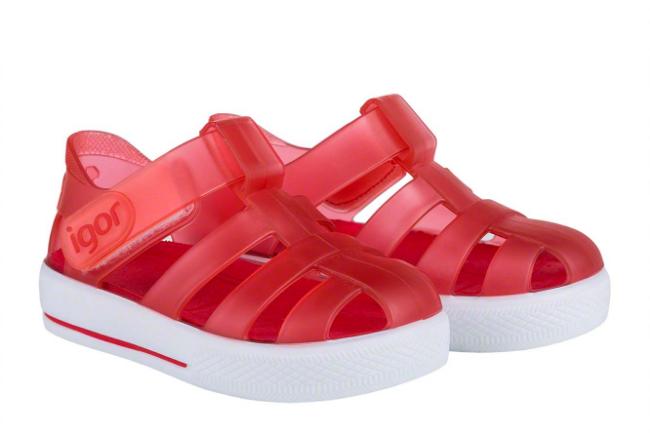 Picture of Igor Star Sandal -Transparent Red