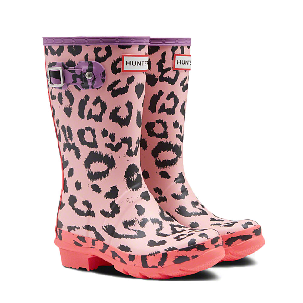 Cheetah print hunter boots best sale