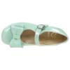 Picture of Panache Girls  Bow Shoe - Aqua Green