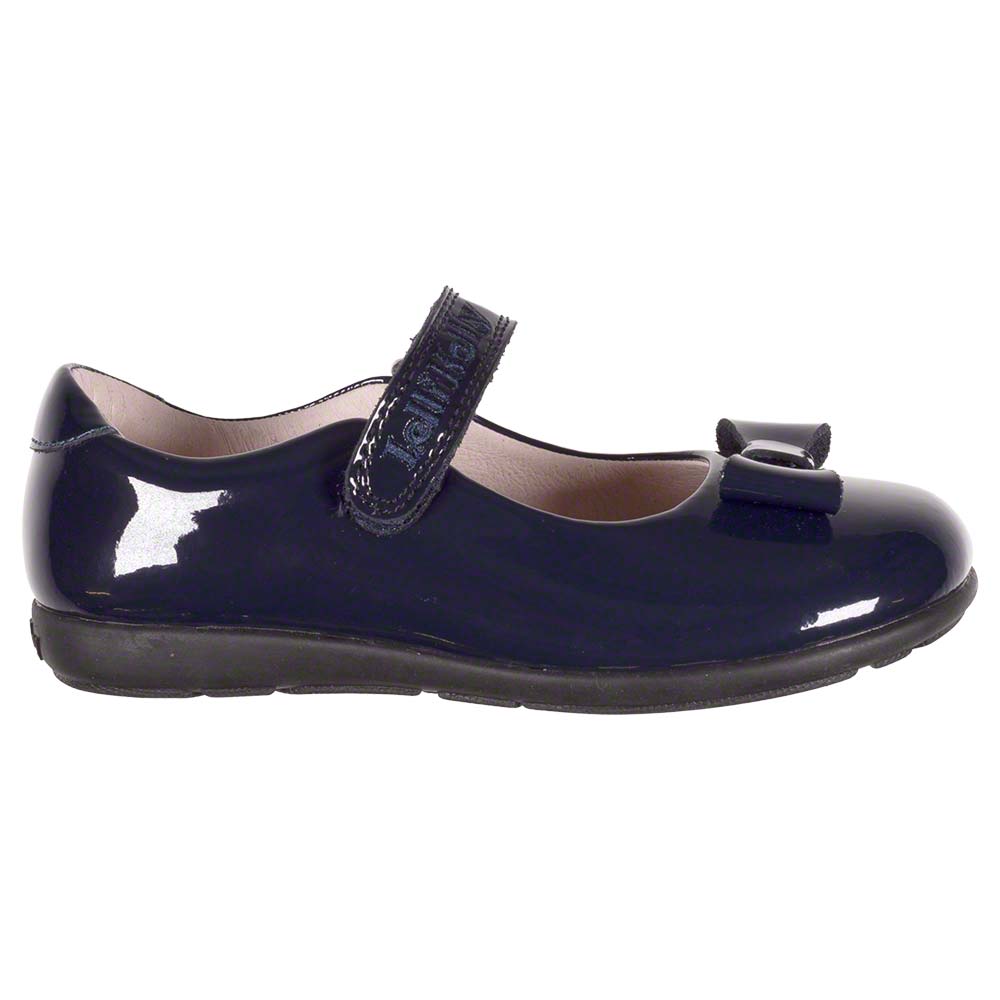 Lelli Kelly Perrie Bow School Dolly G Fitting - Navy Patent. Children's ...