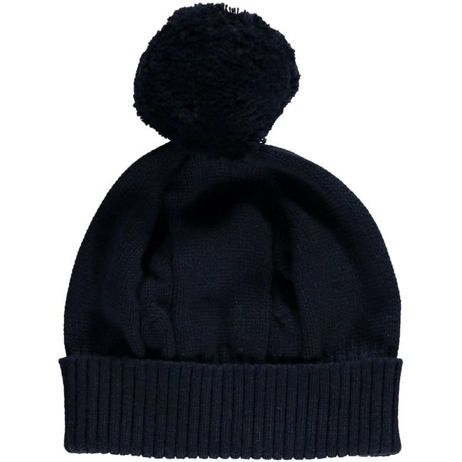 Picture of Emile Et Rose Pom Pom Hat - Navy