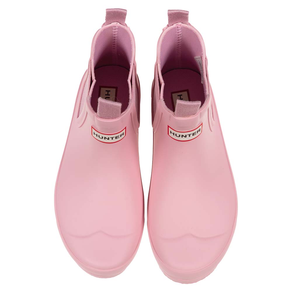 Pink hunter best sale chelsea boots