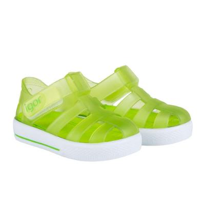 Picture of Igor Star Sandal - Transparent Pistacho Green