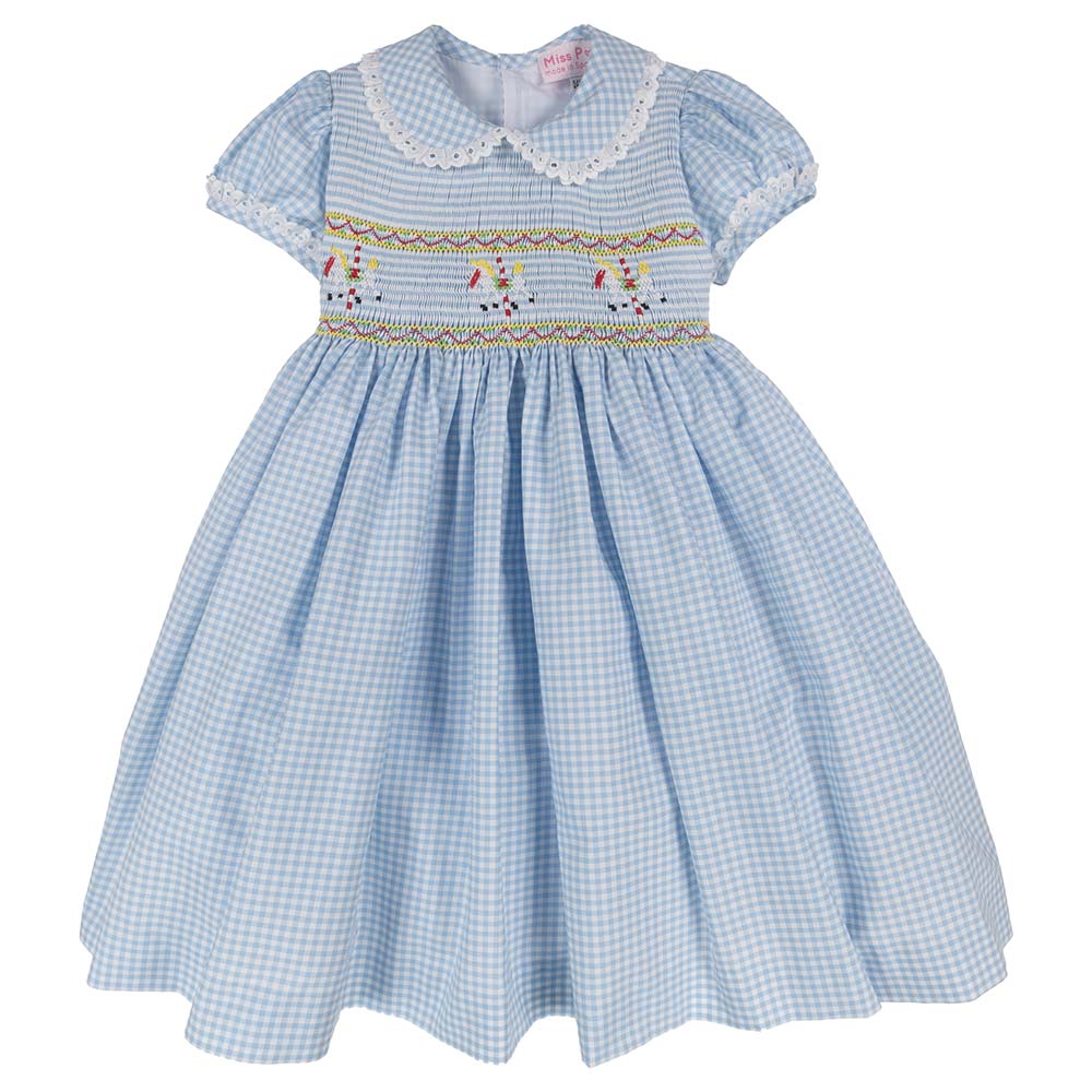 Carousel smocked sale dress