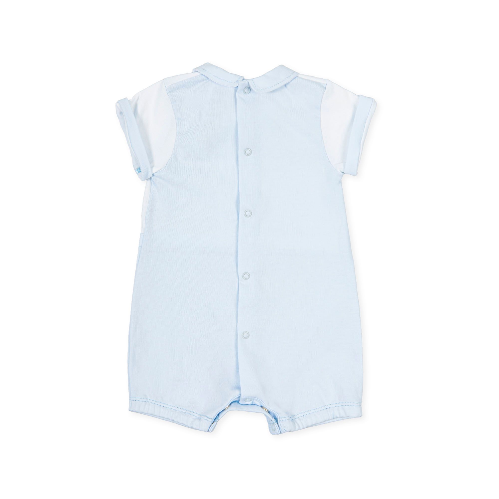 Tutto Piccolo Baby Outfit Onesie - White Pale Blue . Children's ...