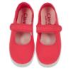 Picture of Calzados Cienta Canvas Mary Jane Shoe - Coral