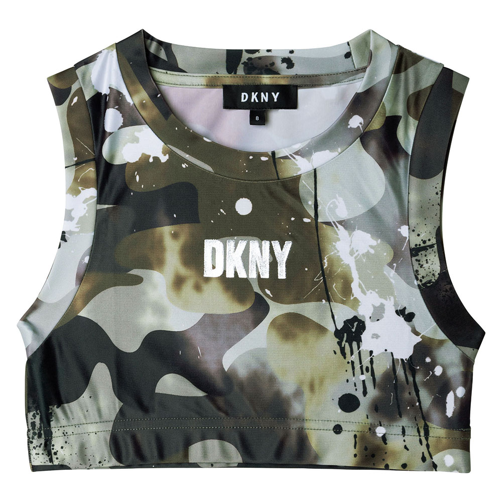 Girls camo crop outlet top