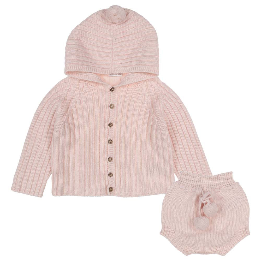 Baby girl best sale pom pom cardigan