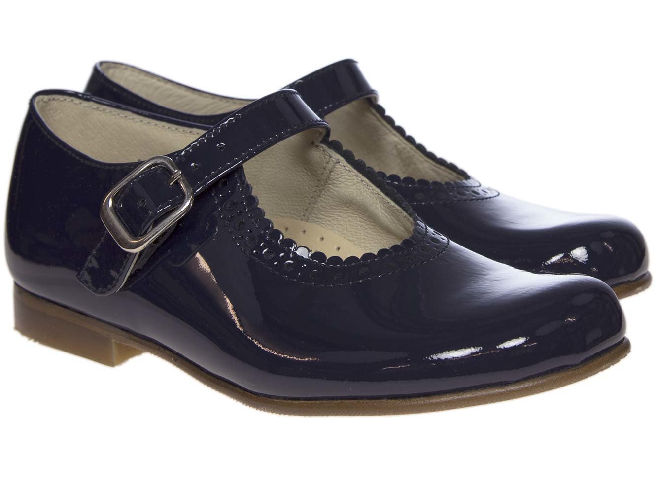 Navy blue mary hot sale jane school shoes