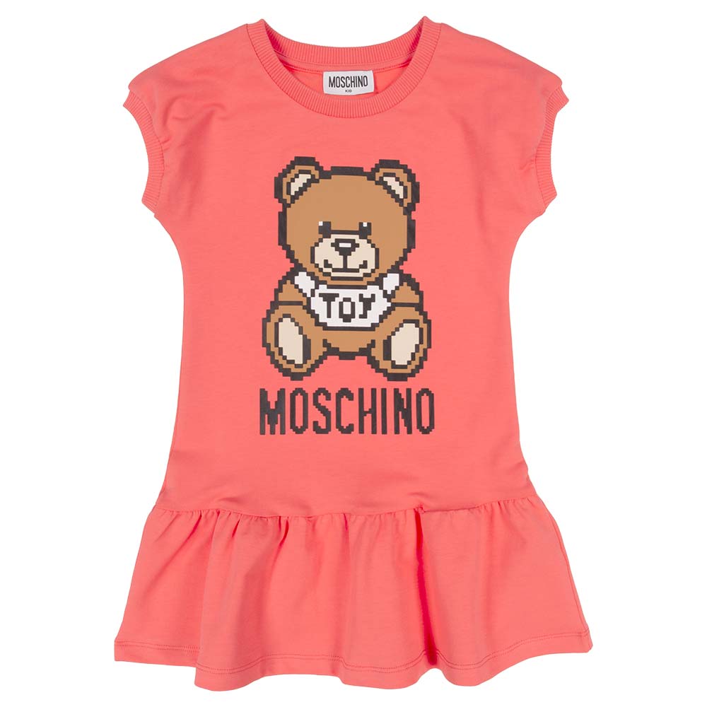 Girls red hot sale moschino dress