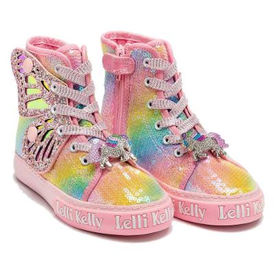 Picture of Lelli Kelly Unicorn Glitter Fairy Wings Rainbow Sequin Boot 