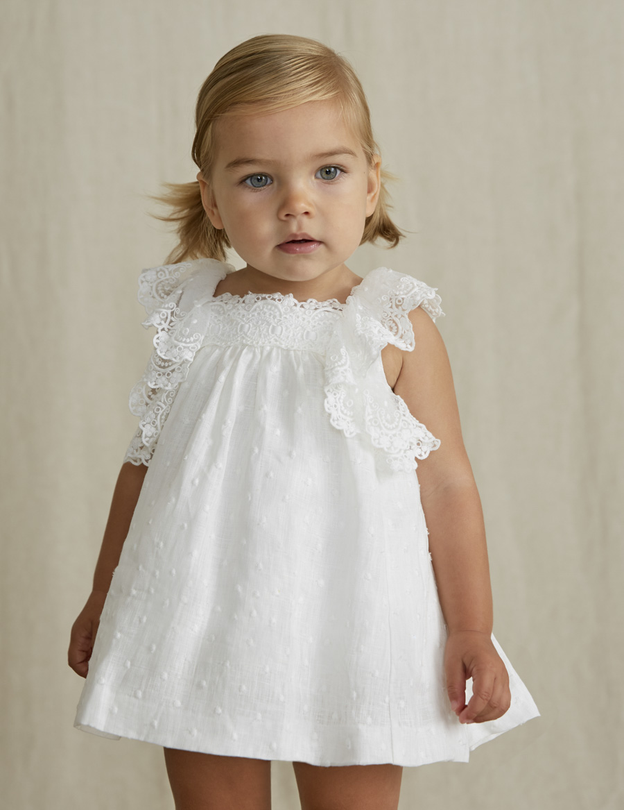 Baby white occasion sales dress