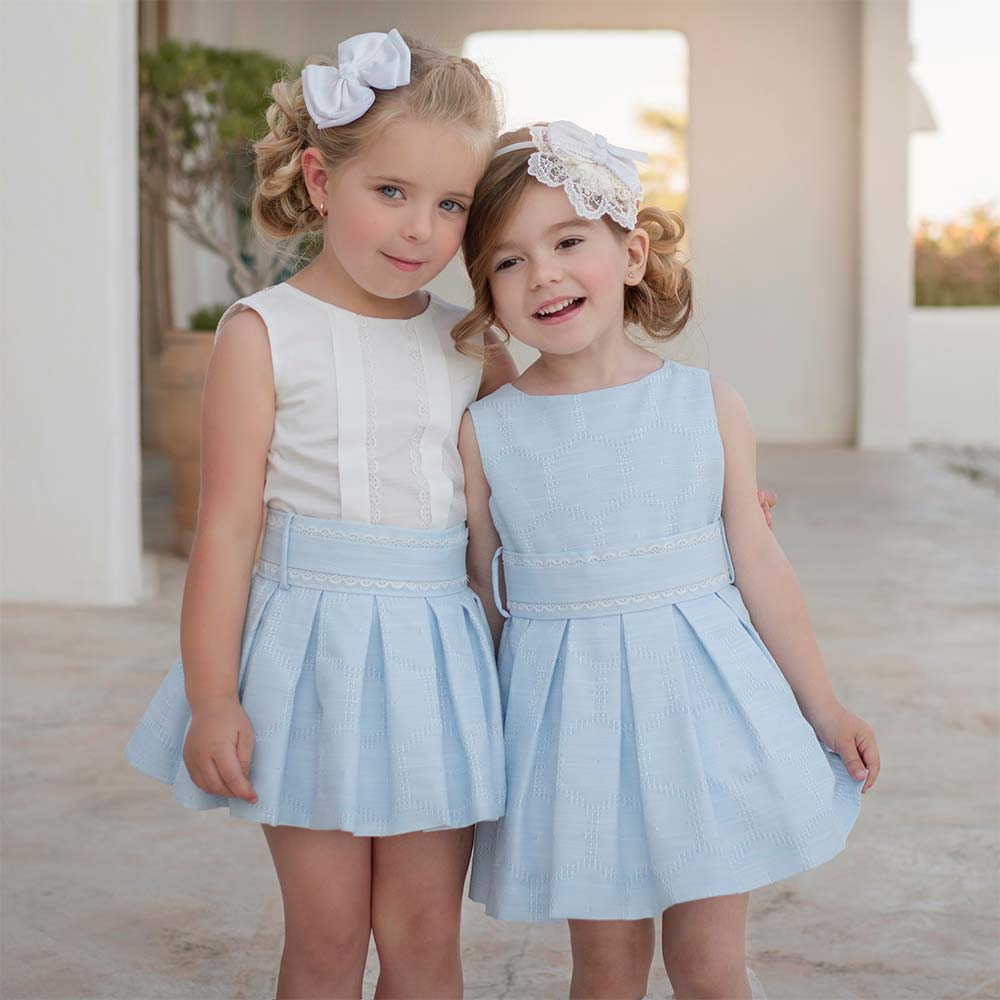 Girls pale outlet blue dress