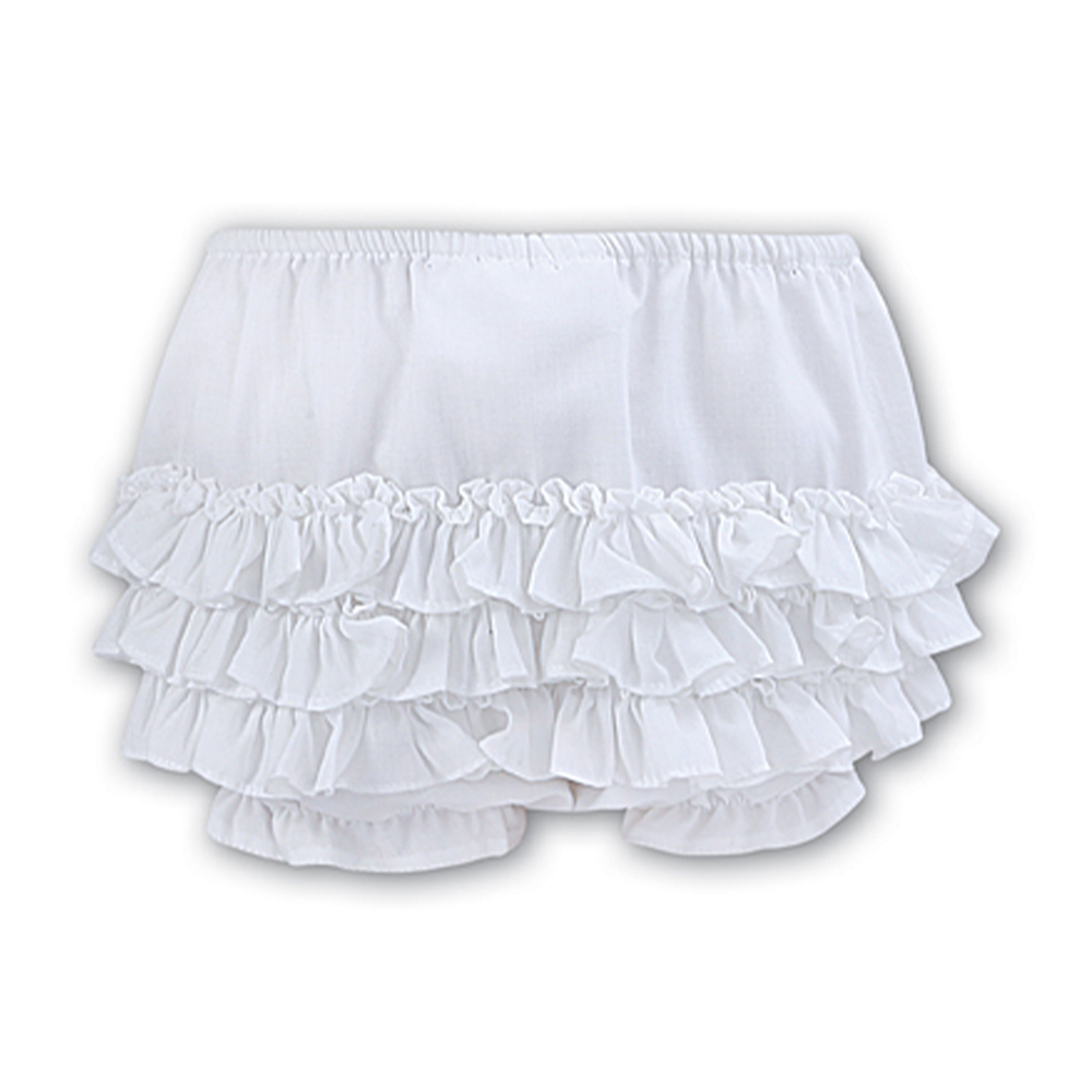 Frilly knickers white child