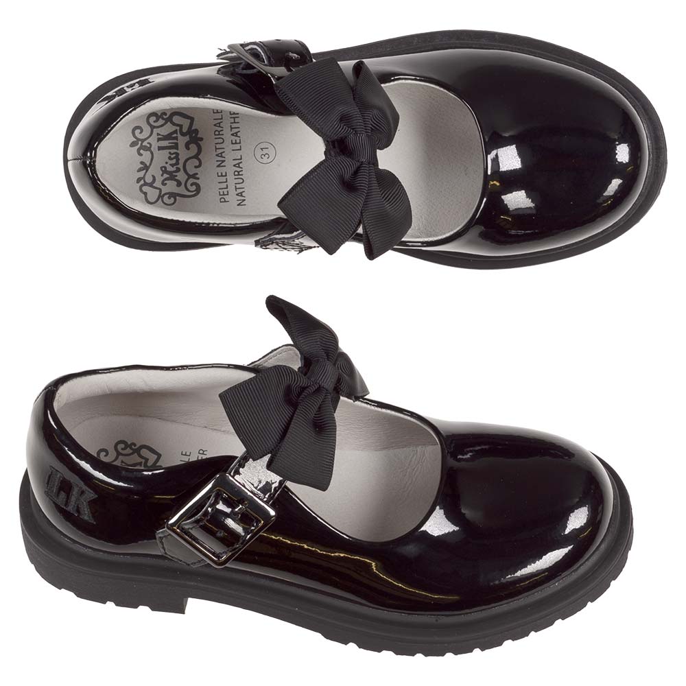 Lelli Kelly Miss LK Jessie Mary Jane School Shoe Black Patent