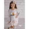 Picture of Daga Where Is The Bear Jersey Ruffle Brop Waist Dress - Grey