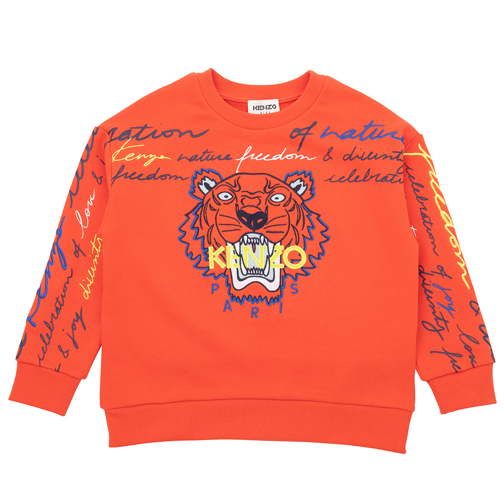 Orange hot sale kenzo sweater