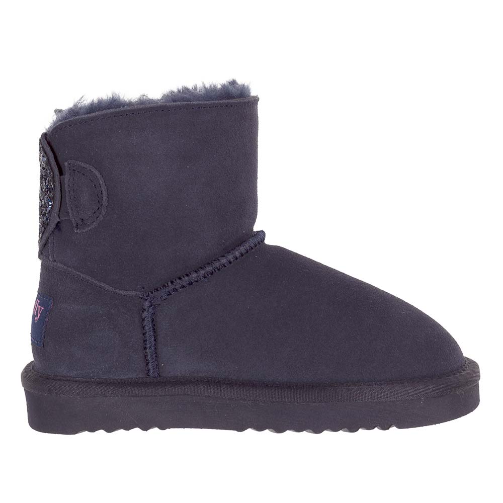 Navy store sheepskin boots