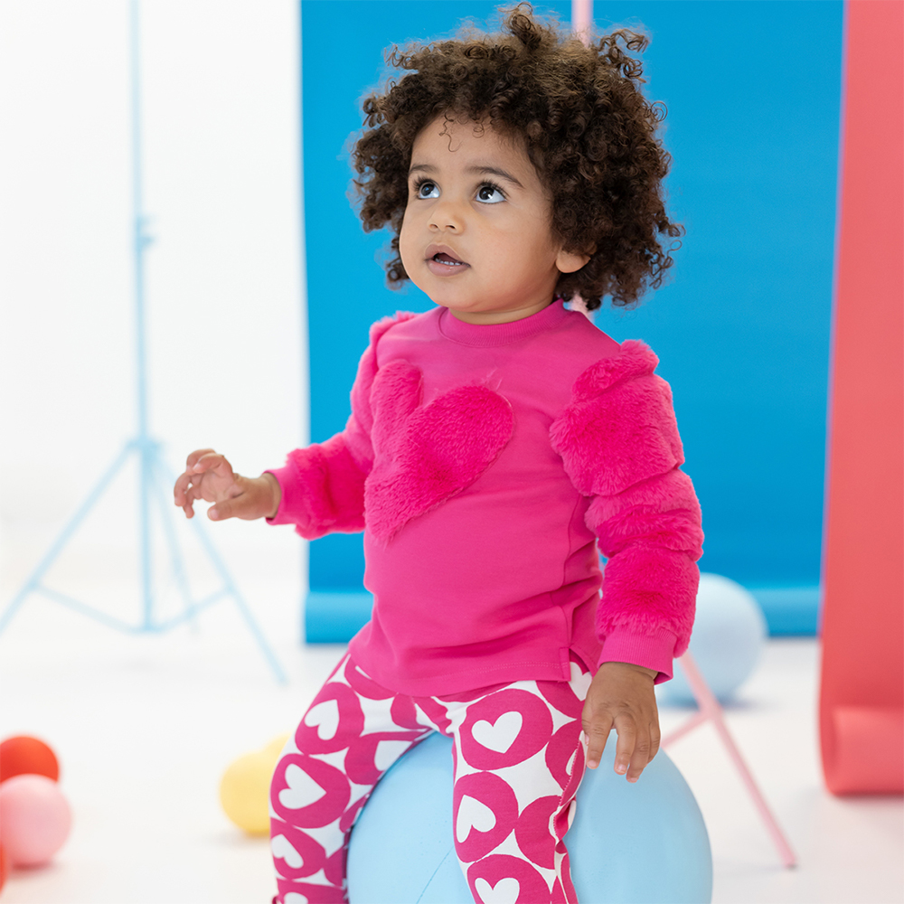 Agatha Ruiz De La Prada Heart & Fur Legging Set - Fuchsia Pink. Children's  Designer Clothes & Shoes | Panache Kids Genuine Designerwear for Girls,  Boys & Babies