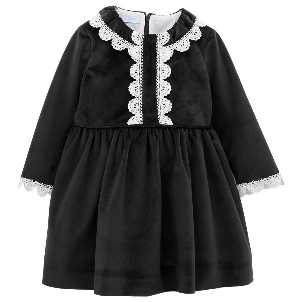 Black velvet deals girls dress