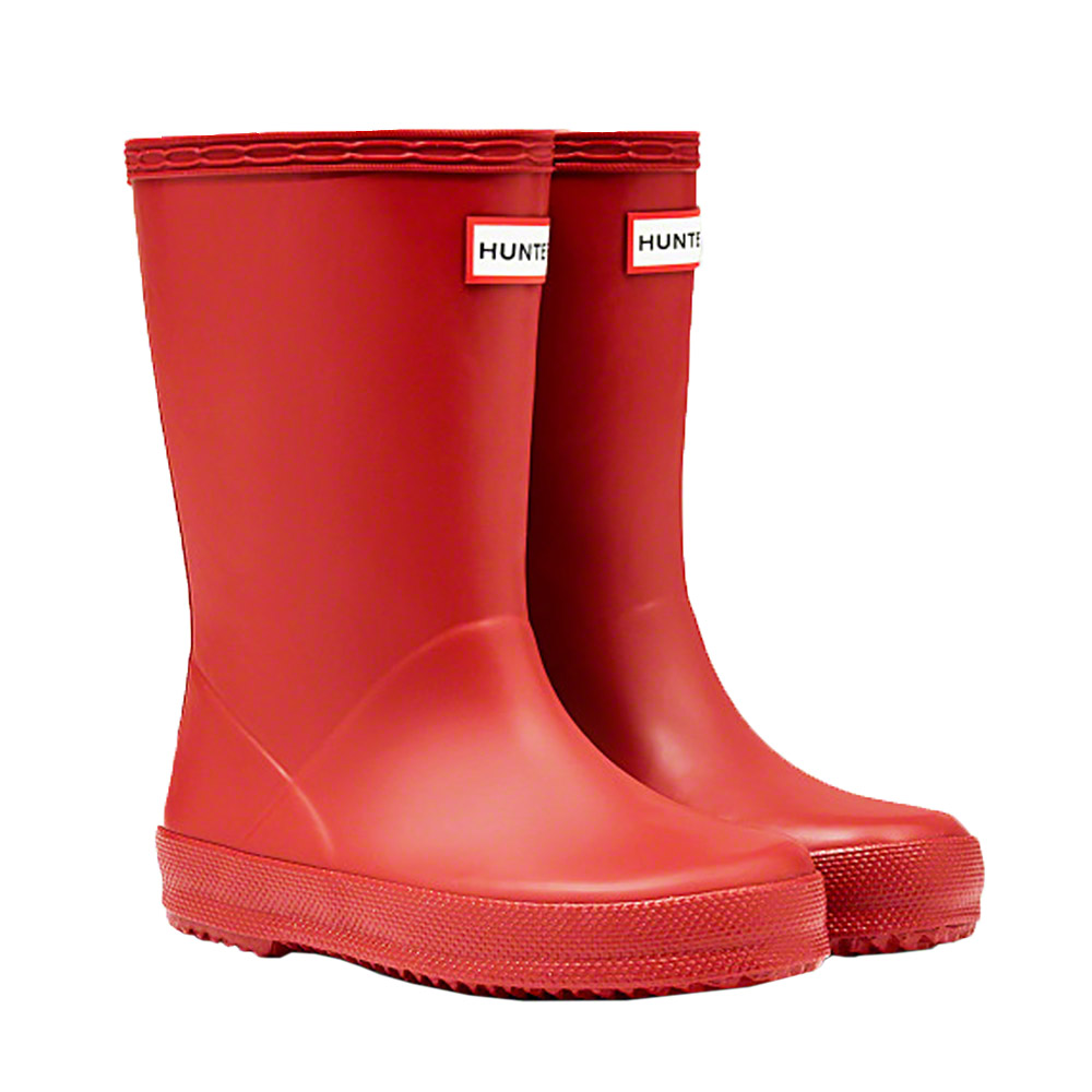 Kids hunter wellies store red