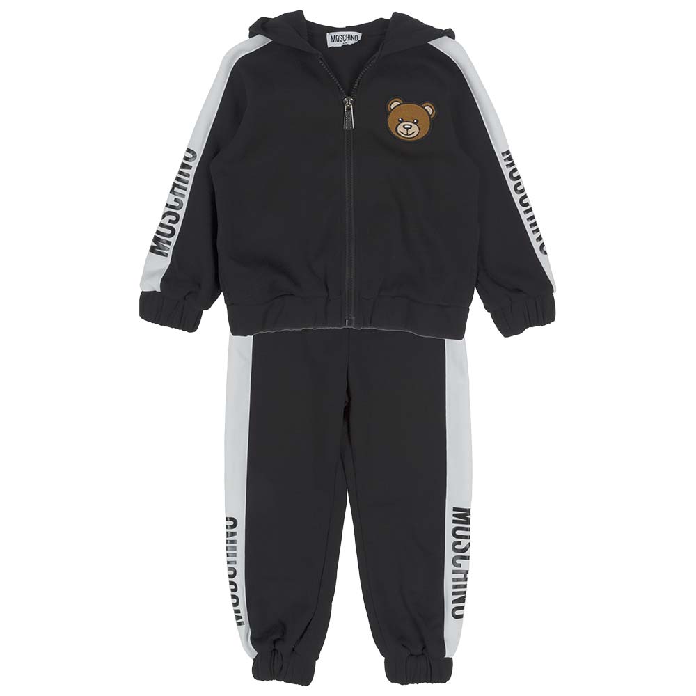 Moschino discount tracksuit black