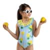 Picture of Meia Pata Girls Seychelles Lemon Swimsuit - Blue