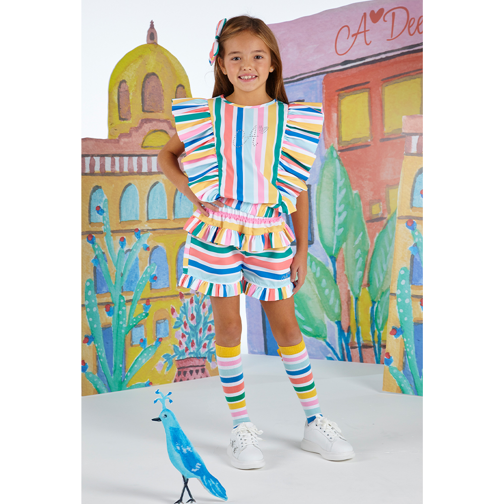 Striped shorts clearance costume