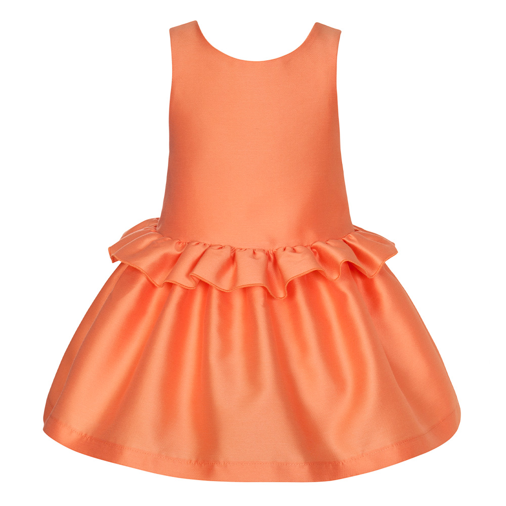 Orange dress hot sale for girls