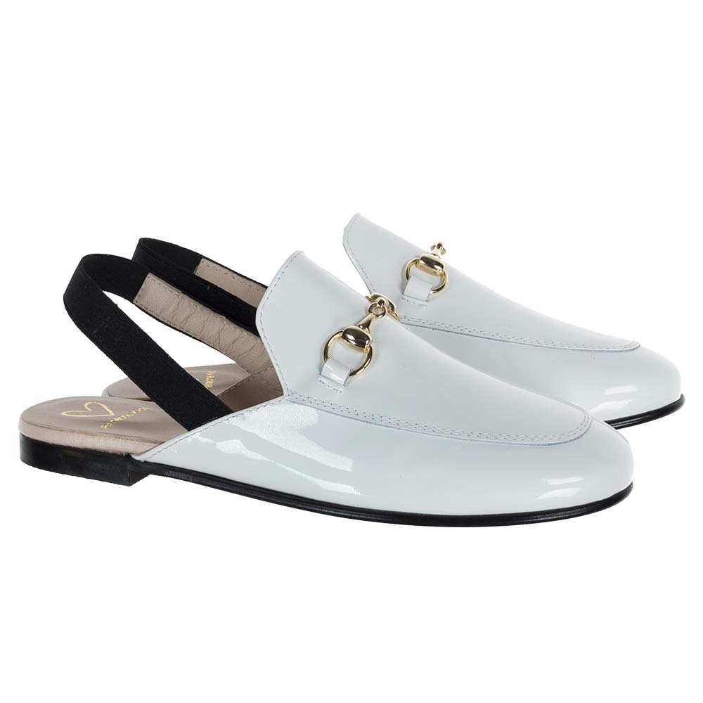 Girls cheap patent loafers