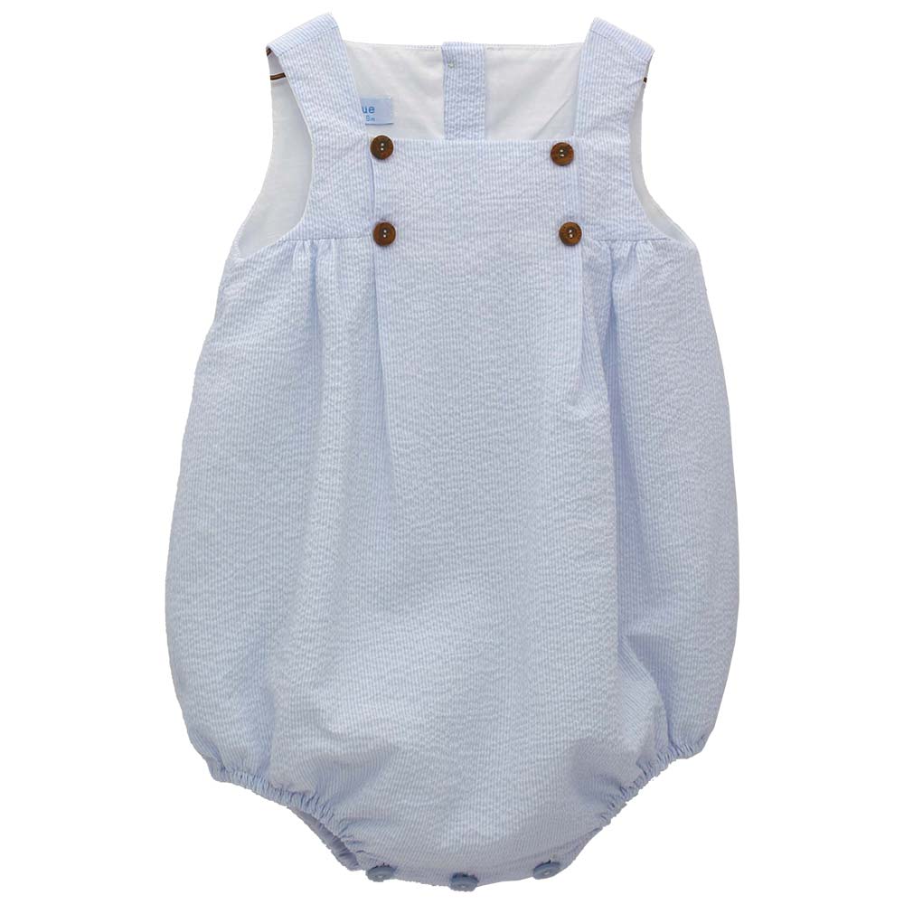 Baby seersucker hot sale romper