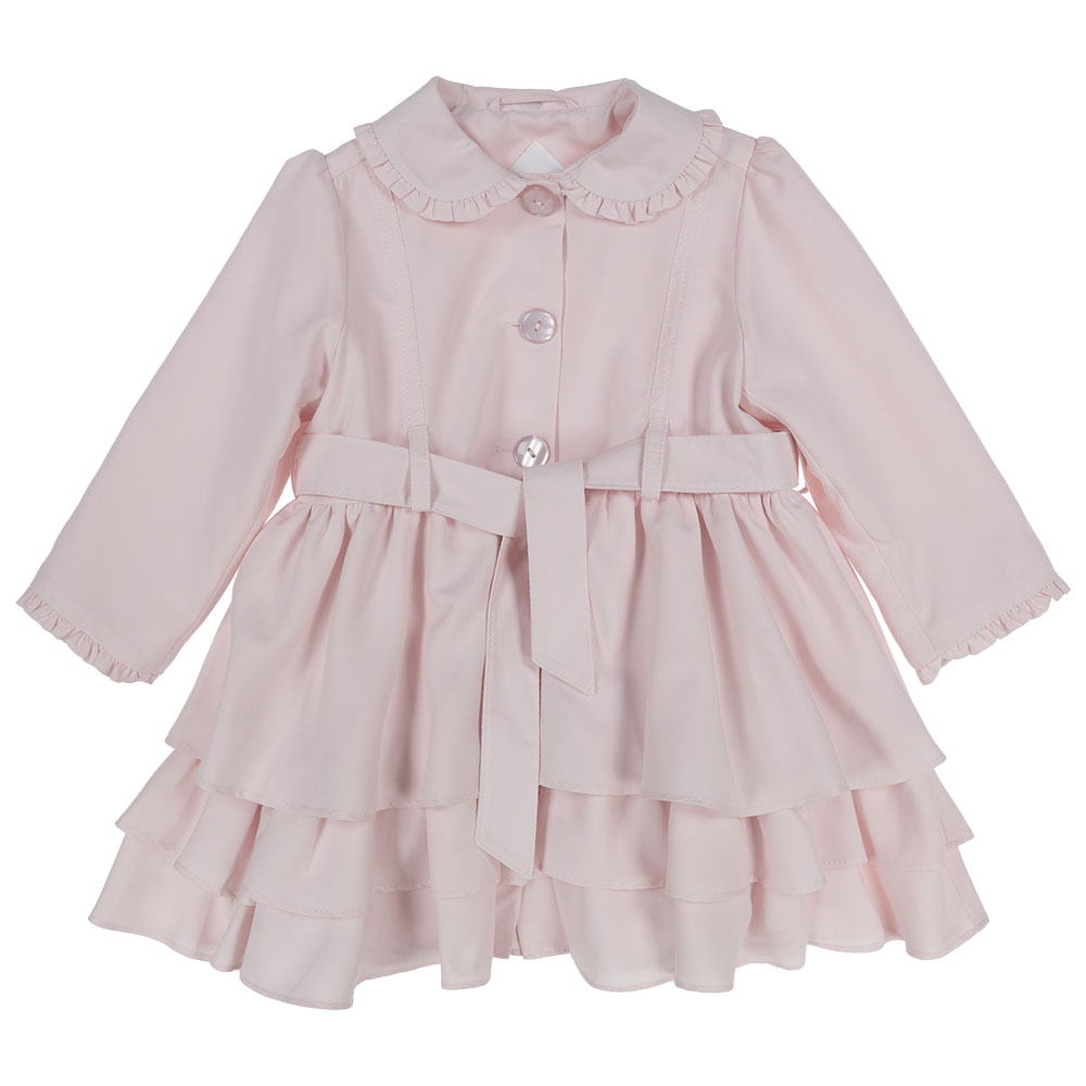 Girls pink dress outlet coat