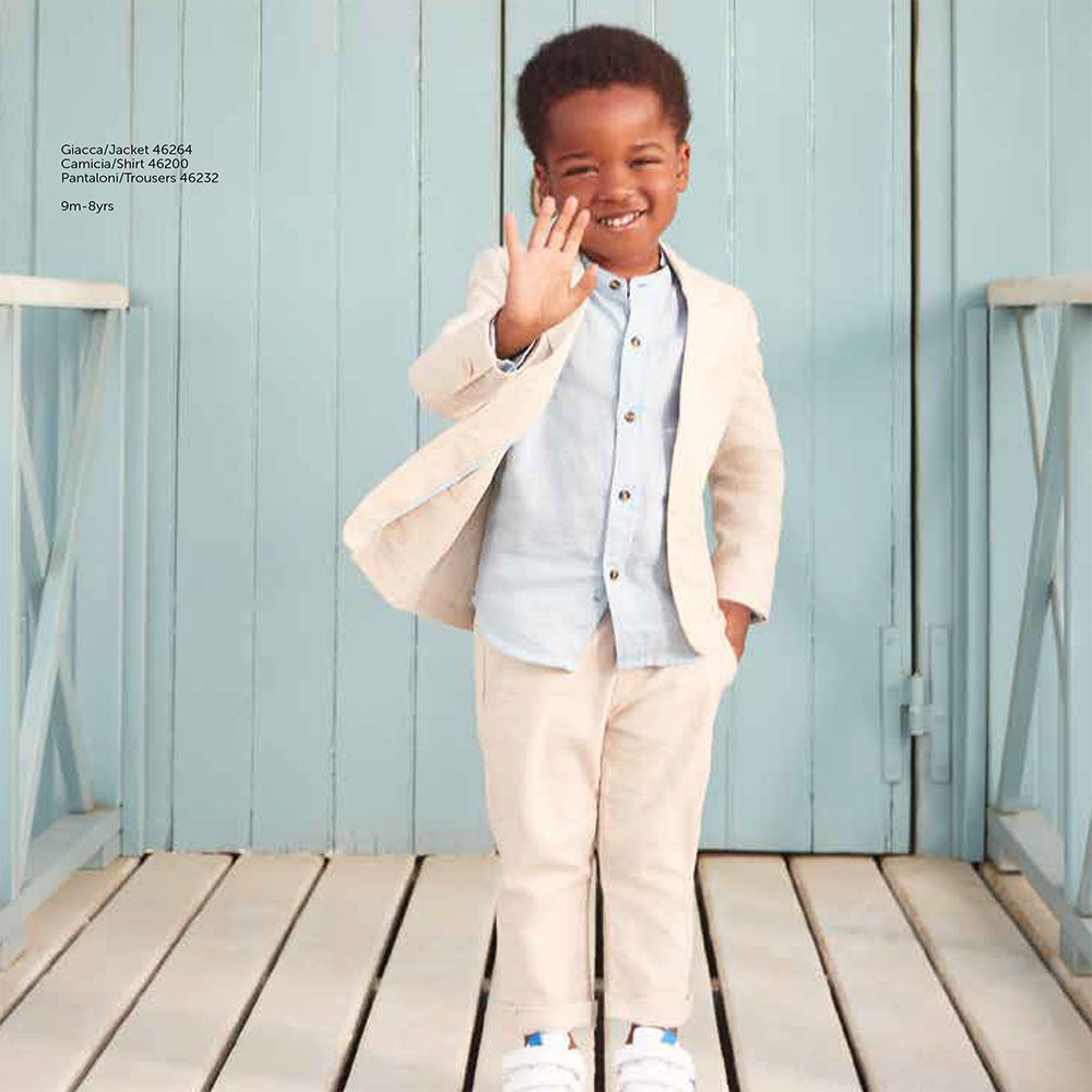 Boys hot sale linen jacket