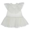 Picture of Daga Girls Dash Of Ceremony Lace Tulle Ruffle Dress - Ivory