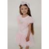 Picture of Daga Girls Dash Of Ceremony Lace Tulle Ruffle Dress - Pink