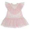 Picture of Daga Girls Dash Of Ceremony Lace Tulle Ruffle Dress - Pink