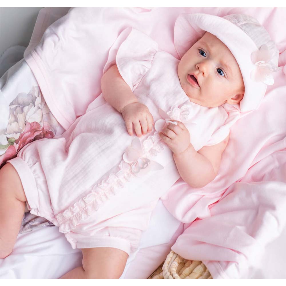 Pink baby sun hat online