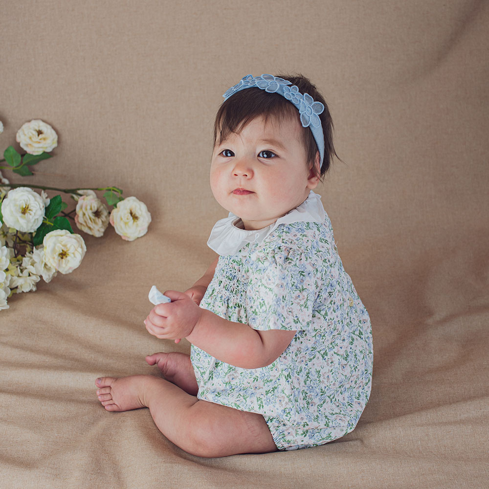 Newborn floral outlet romper