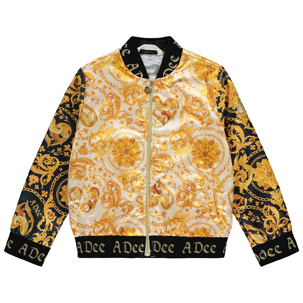 Baroque print beach jacket best sale