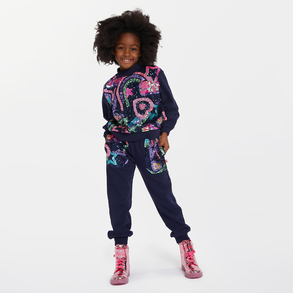 Girls hot sale sequin sweatshirt