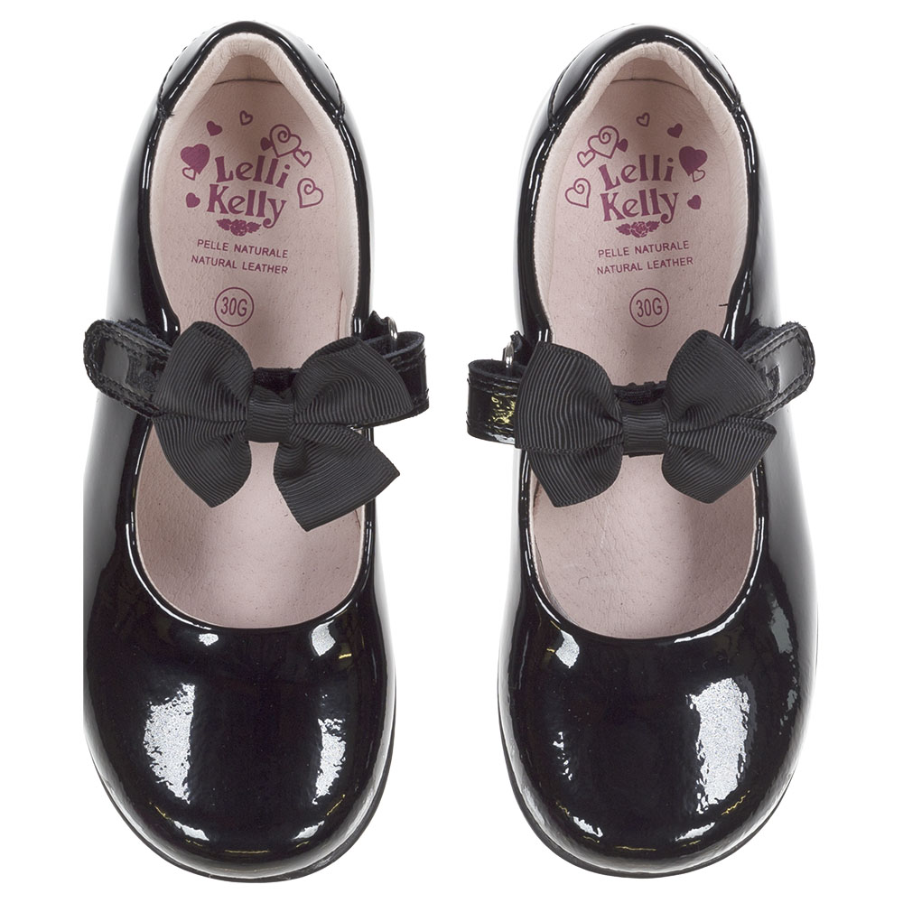 Lelli Kelly Ella 2 Princess School Shoe Wide G Fitting Black