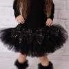 Picture of Daga Girls Shine & Glow Sequin Bow Dress - Black 