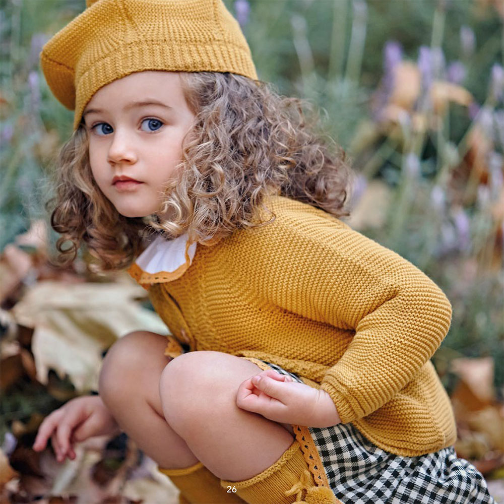 Baby girl clearance gold cardigan