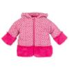 Picture of Agatha Ruiz De La Prada Faux Fur Trim Heart Coat - Fuchsia Pink