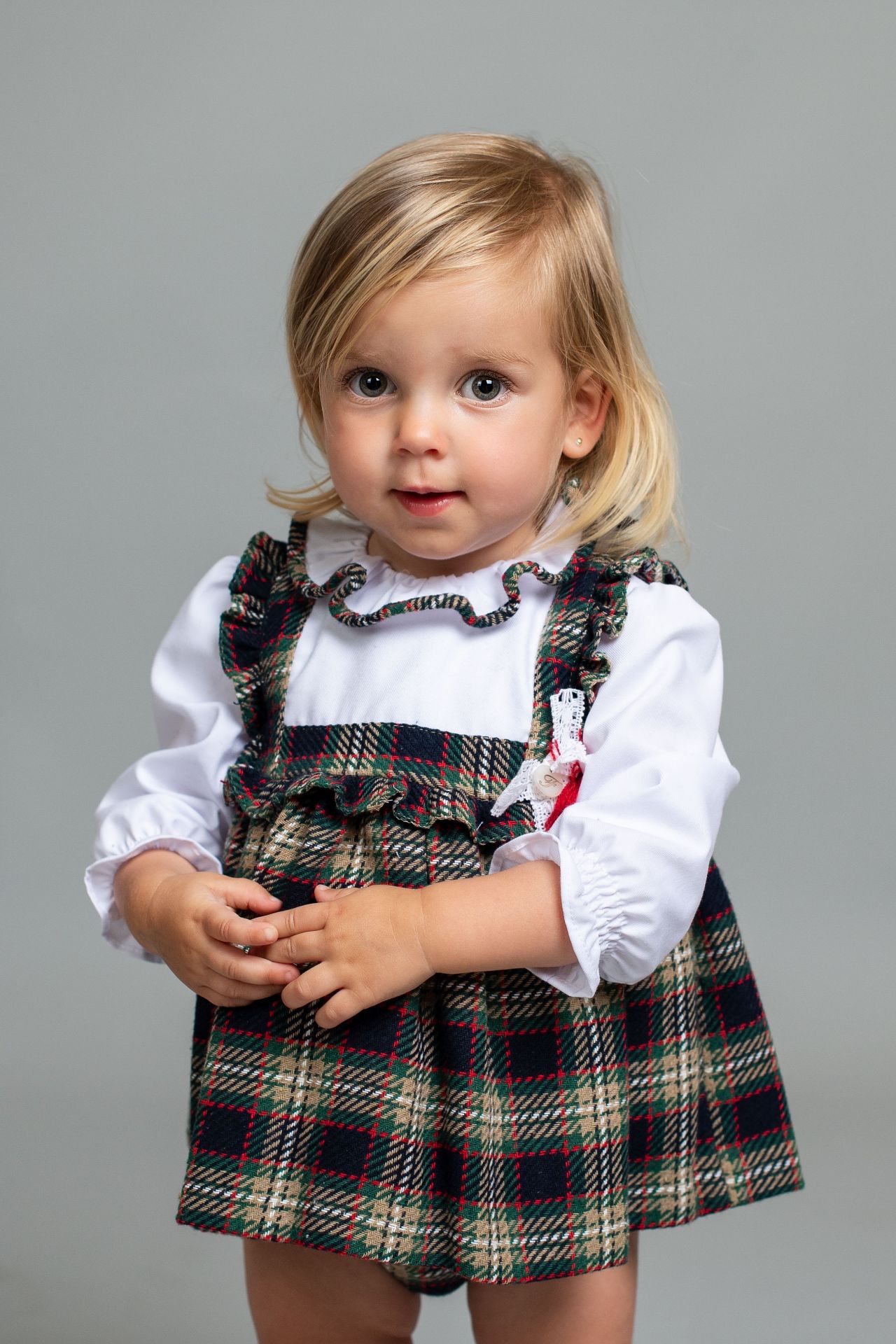 Baby tartan 2025 pinafore dress