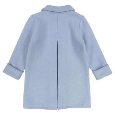 Picture of Marae Double Breasted Wool Coat  - Pale Blue